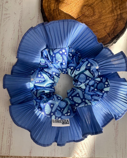Flamenca Azul cielo estrellas de mar