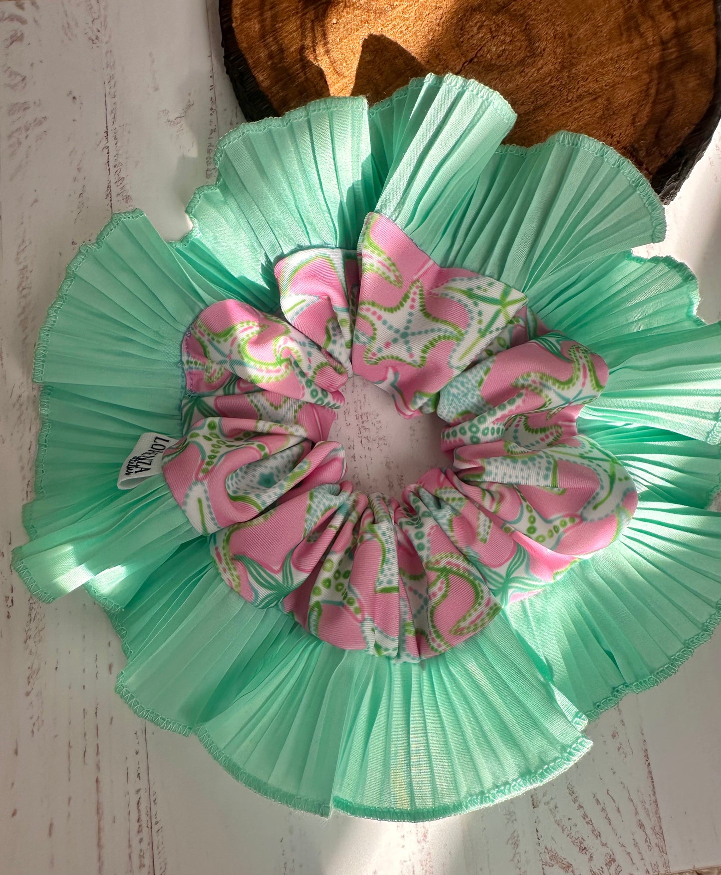Flamenca Menta estrellas de mar rosa