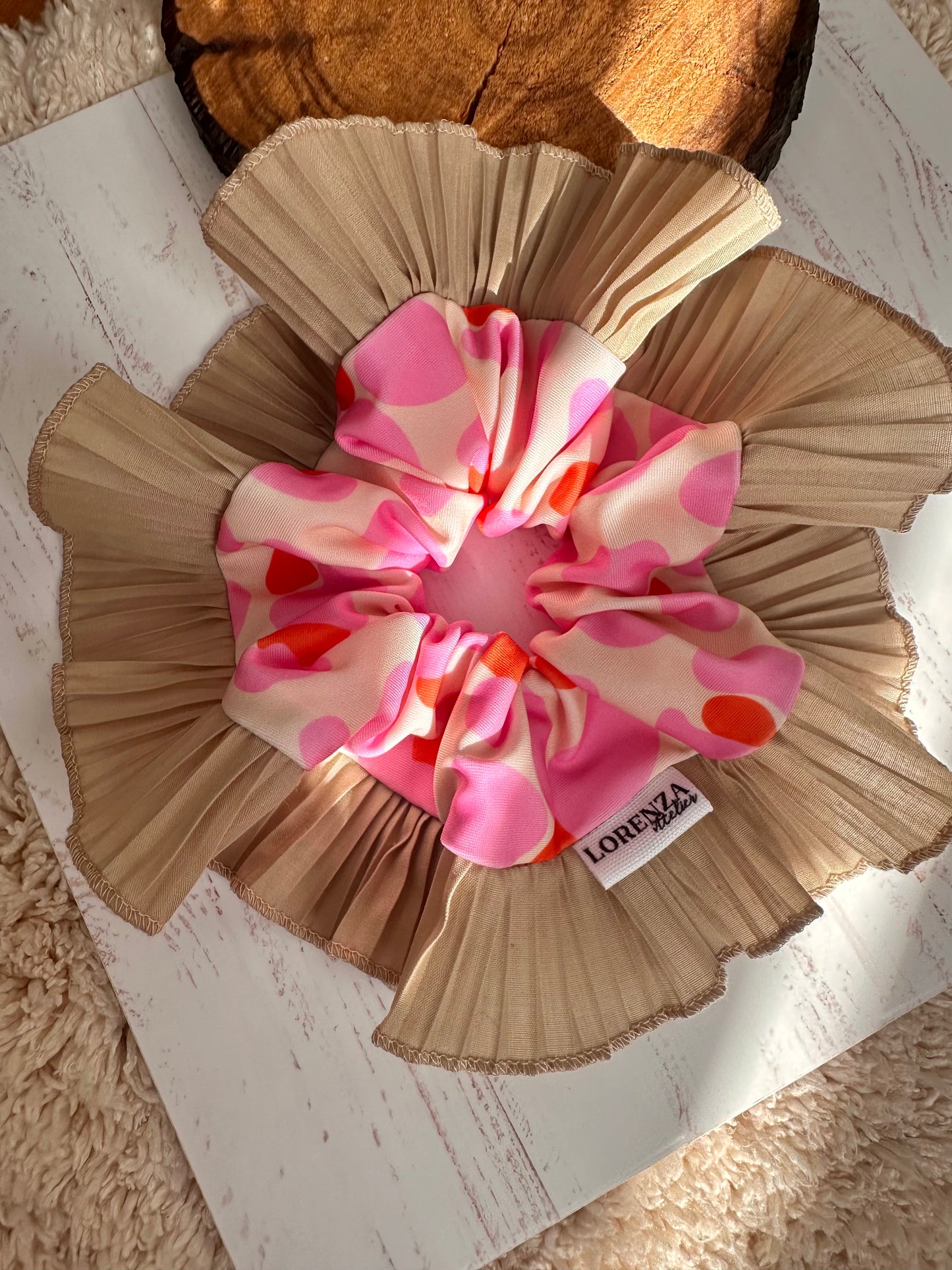 Flamenca té con leche print rosa