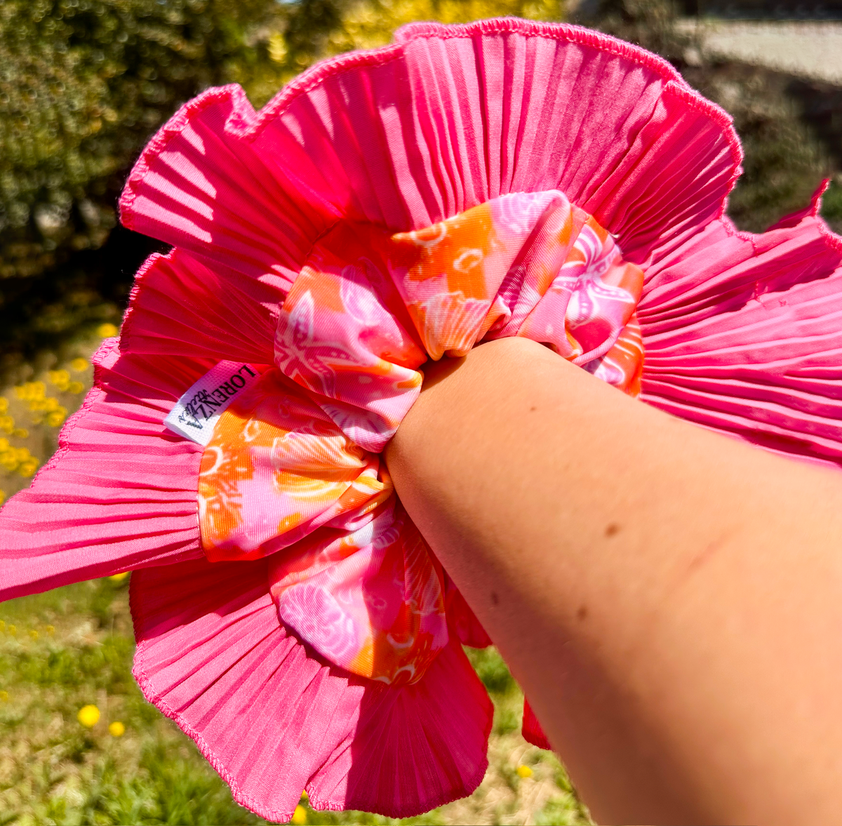 Flamenca Rosado con Naranjo